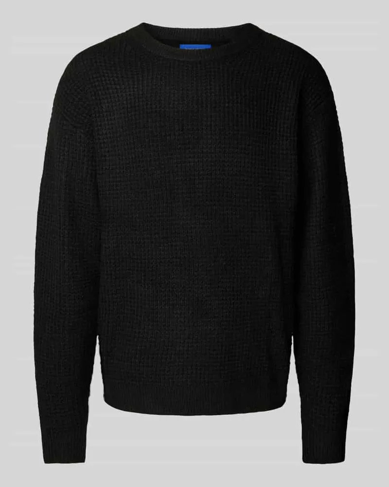 Jack & Jones Strickpullover mit Strukturmuster Modell 'OLLIE 