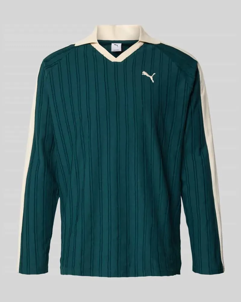 Puma Poloshirt mit Label-Stitching Bottle