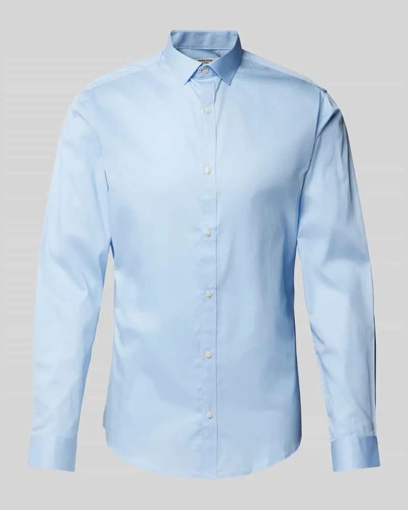 Jack & Jones Slim Fit Freizeithemd mit Kentkragen Modell 'CARDIFF 