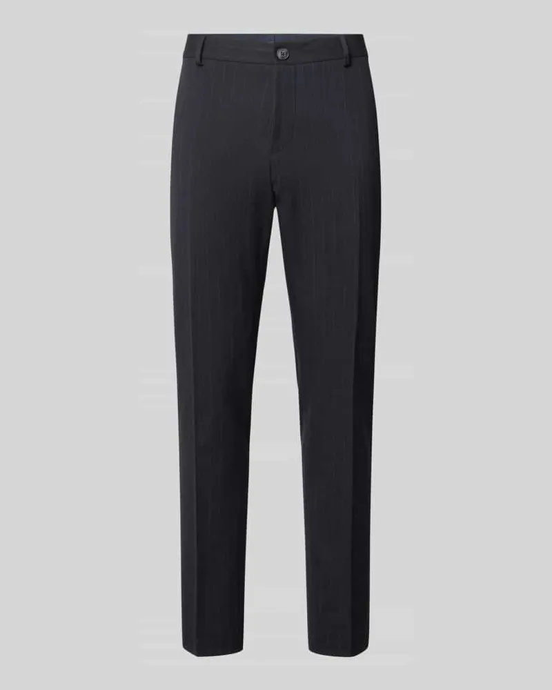 Selected Homme Slim Fit Anzughose mit Viskose-Anteil Modell 'PETER Marine