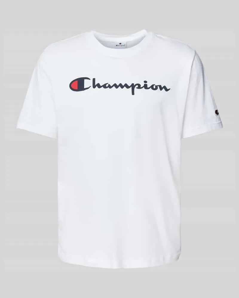 Champion T-Shirt mit Label-Print 