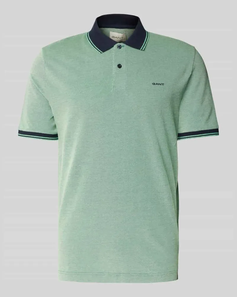 Gant Regular Fit Poloshirt mit Label-Stitching Modell 'OXFORD 