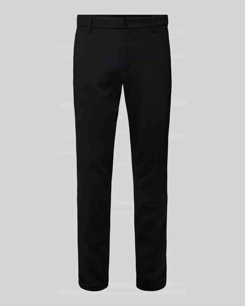 Tom Tailor Slim Fit Chino aus Jersey mit fixierten, gekrempelten Beinabschlüssen 