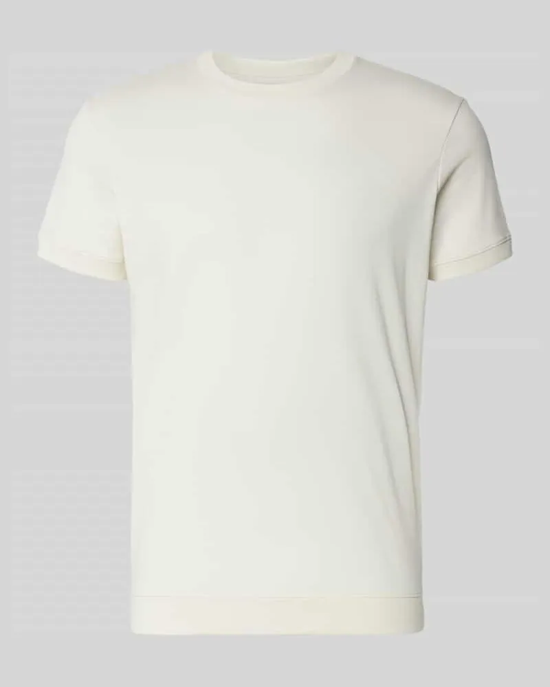 Ragman T-Shirt mit Rundhalsausschnitt Ecru