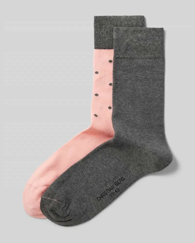 Christian Berg Socken mit Label-Detail 