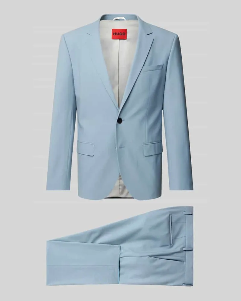 HUGO BOSS Anzug mit Reverskragen Modell 'Arti/Hesten 