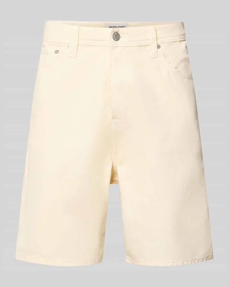 Jack & Jones Bermudas im 5-Pocket-Design Modell 'TONY ORIGINAL Offwhite
