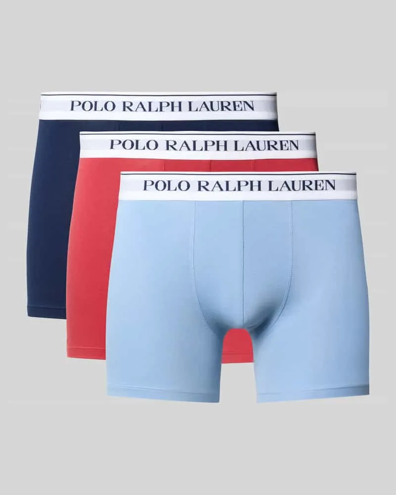 Ralph Lauren Trunks aus Baumwoll-Mix im 3er-Pack Rot