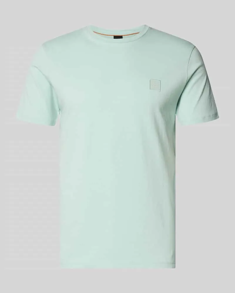 HUGO BOSS Regular Fit T-Shirt aus reiner Baumwolle Modell 'TALES Tuerkis