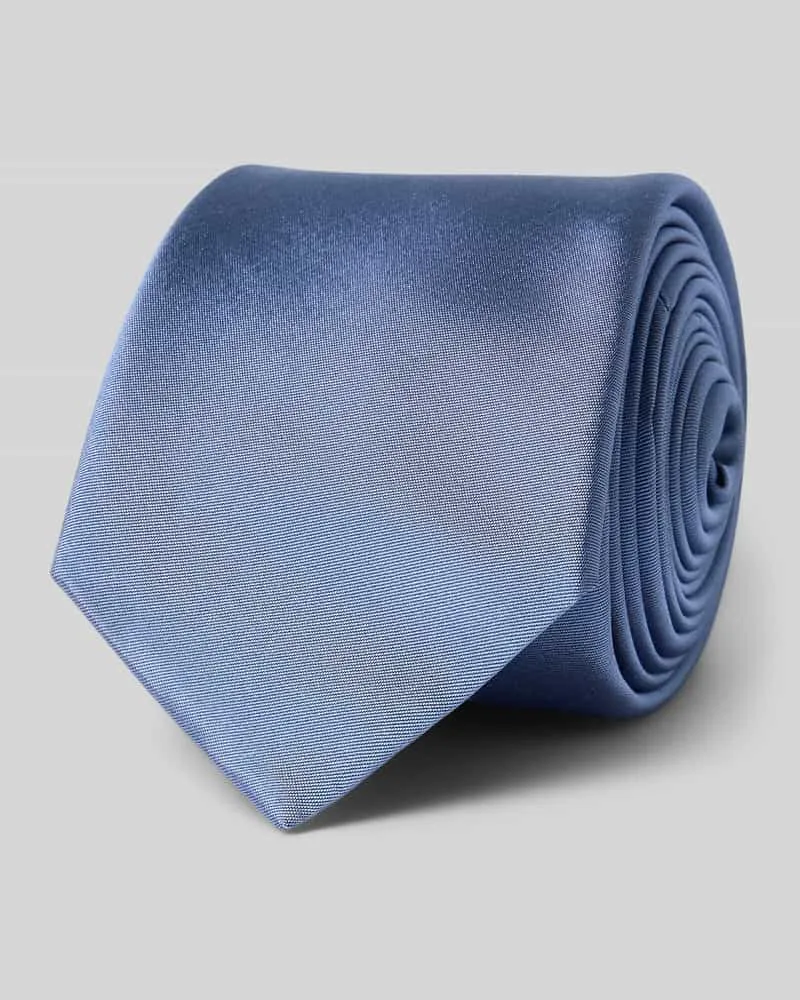 cinque Krawatte aus reiner Seide Modell 'TITO Blau