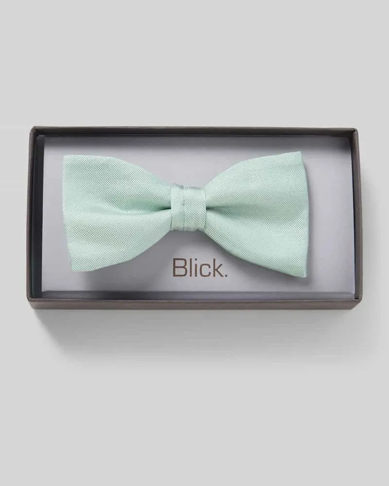 Blick Fliege aus Seide Mint