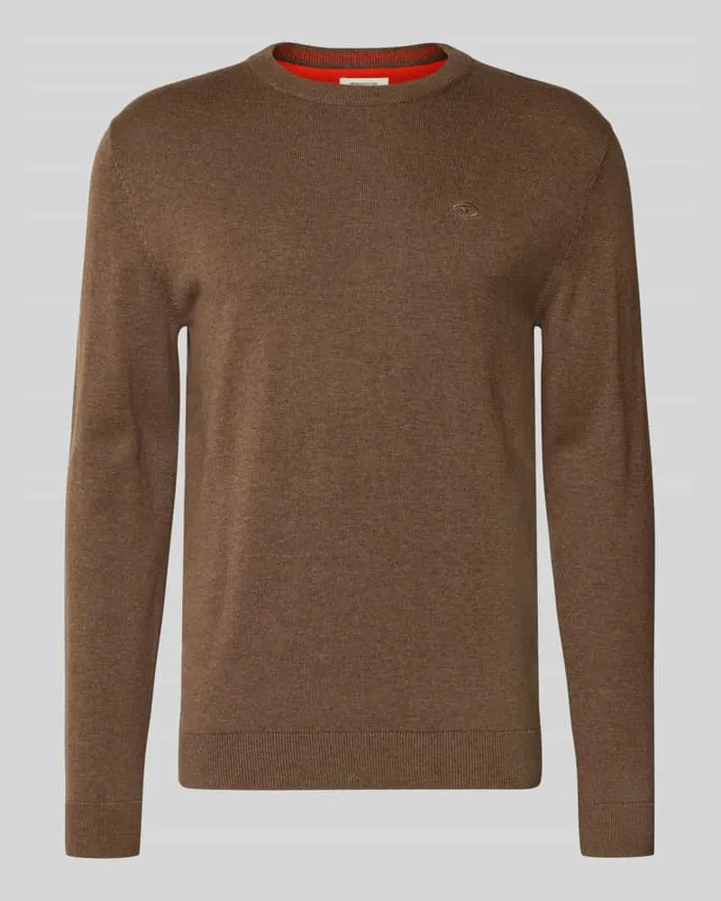 Tom Tailor Regular Fit Pullover aus reiner Baumwolle 