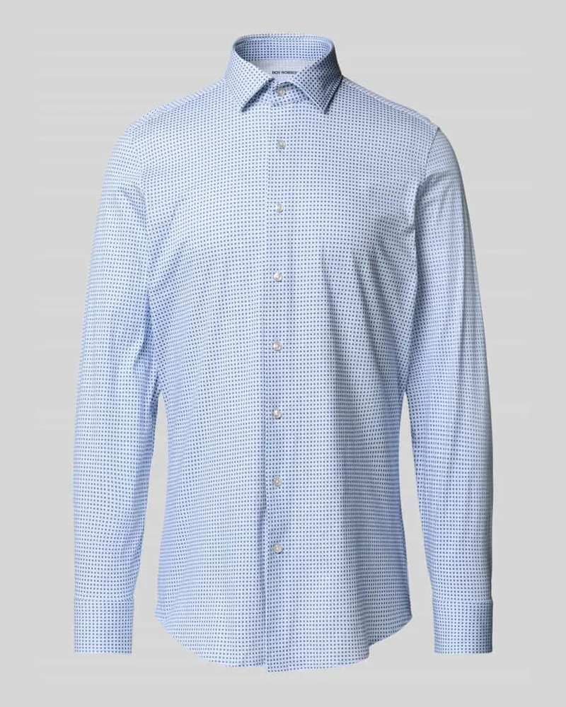 Roy Robson Slim Fit Business-Hemd mit Knopfleiste 