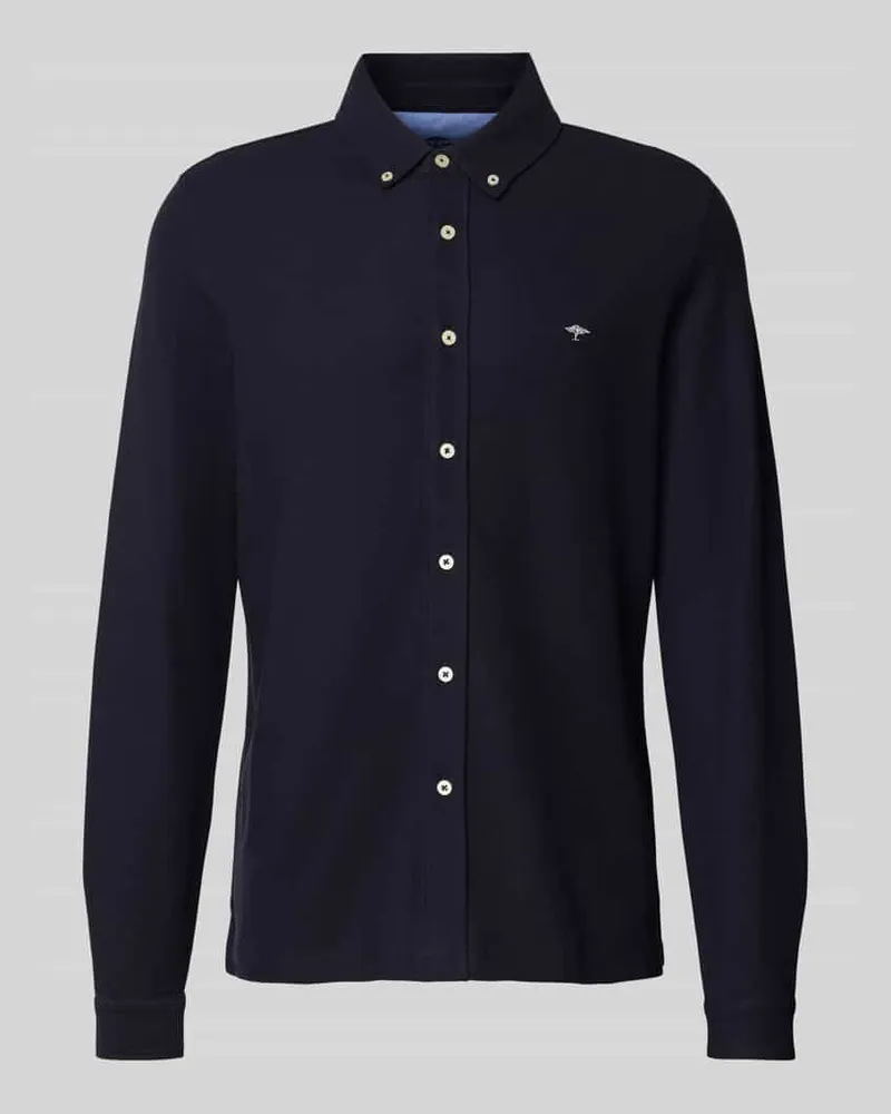 Fynch-Hatton Slim Fit Freizeithemd mit Button-Down-Kragen 