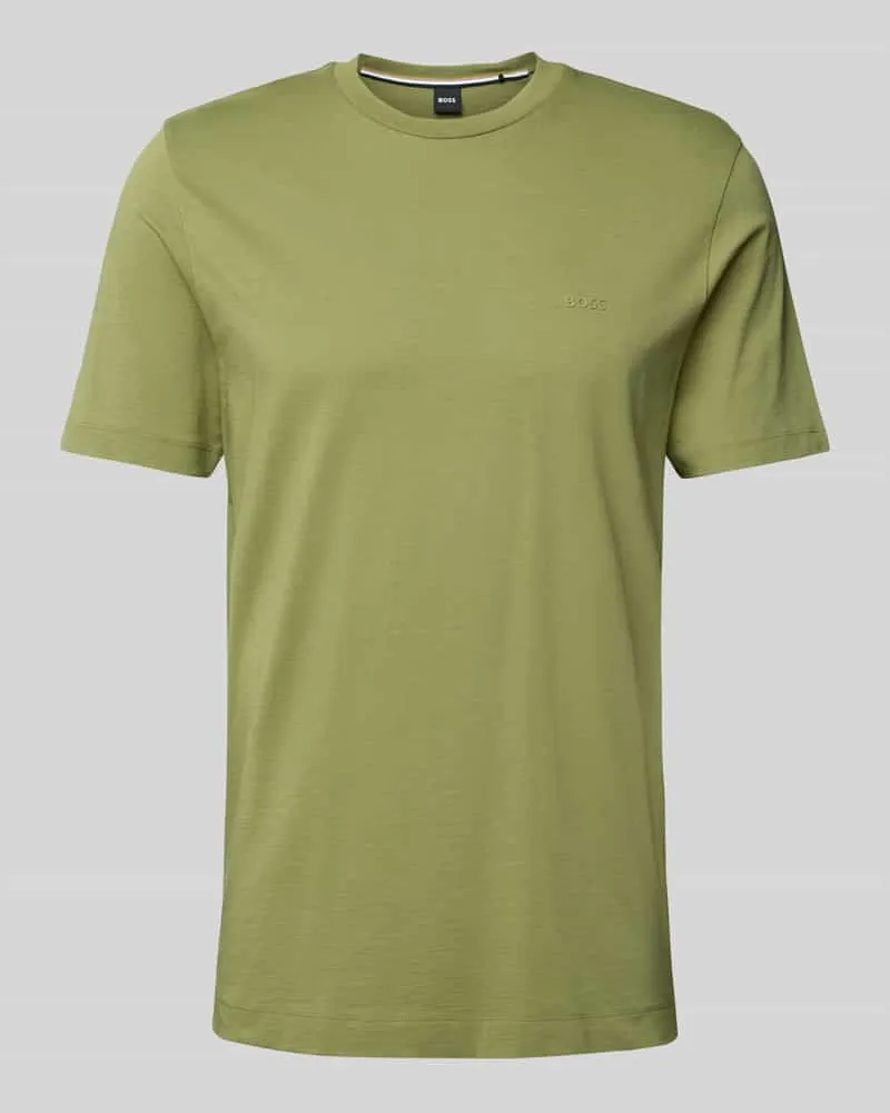 HUGO BOSS T-Shirt mit Label-Print Modell 'Thompson 