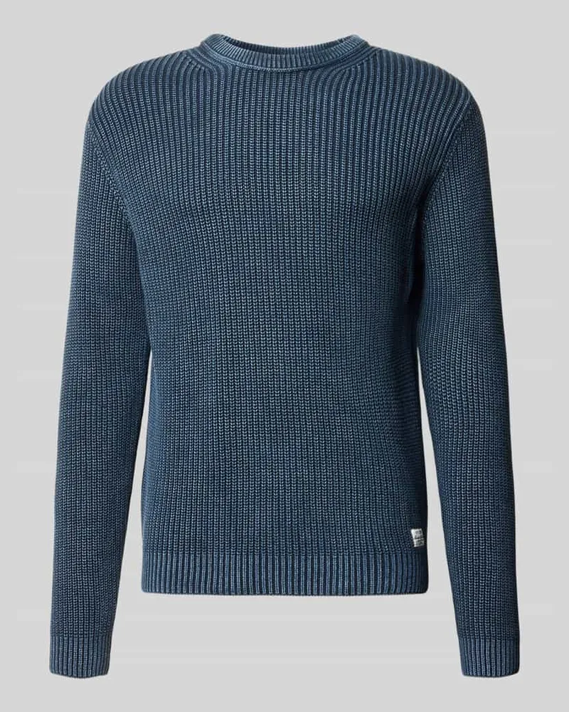Pepe Jeans Regular Fit Pullover aus reiner Baumwolle Modell 'DORIAN CREW Jeansblau
