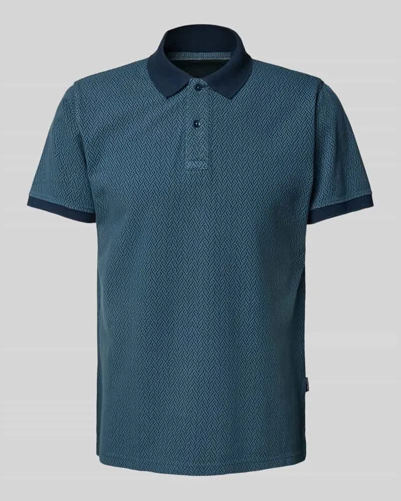 Blend Slim Fit Poloshirt mit Label-Detail Modell 'EDMON 