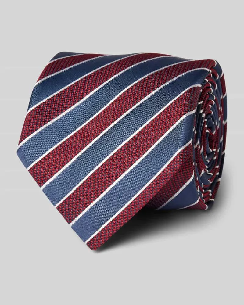 HUGO BOSS Krawatte aus Seiden-Mix Bordeaux