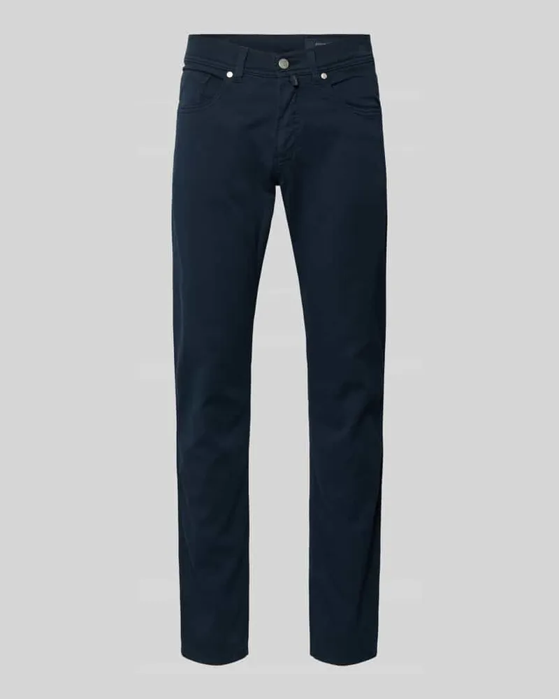 Pierre Cardin Regular Fit Hose mit Eingrifftaschen Modell 'Lyon Marine