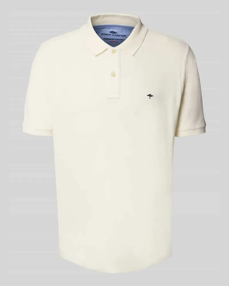 Fynch-Hatton Regular Fit Poloshirt mit Logo-Stitching 