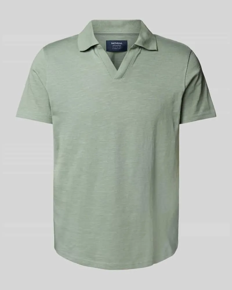 McNeal Poloshirt mit V-Ausschnitt 