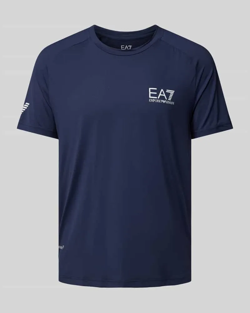 EA7 T-Shirt mit Label-Print Modell 'VENTUS7 