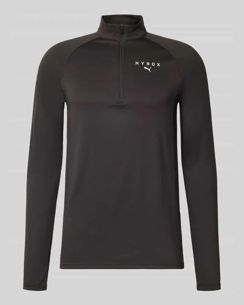 Puma PUMA x HYROX - Regular Fit Longsleeve mit Label-Print Black