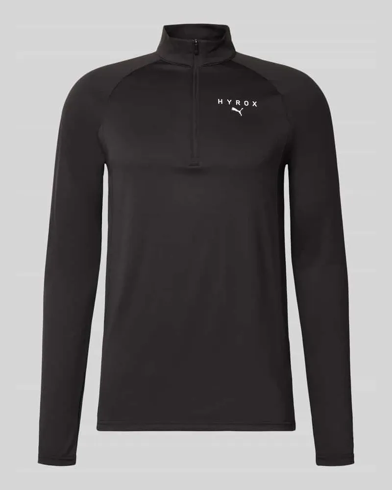 Puma Regular Fit Longsleeve mit Label-Print - PUMA x HYROX Black