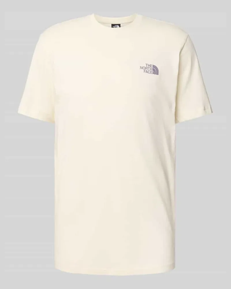 The North Face T-Shirt mit geripptem Rundhalsausschnitt 
