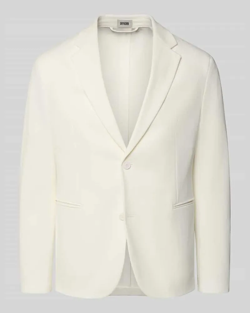 Drykorn Regular Fit Blazer mit Reverskragen Modell 'Catory Offwhite