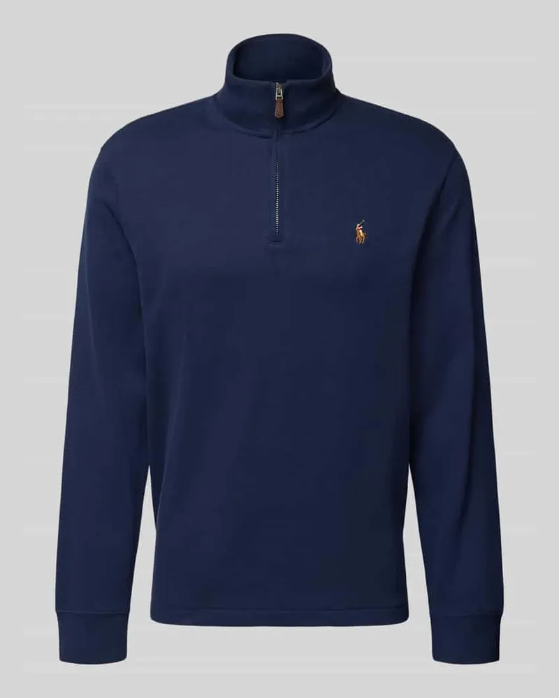 Ralph Lauren Sweatshirt mit Stehkragen Marine