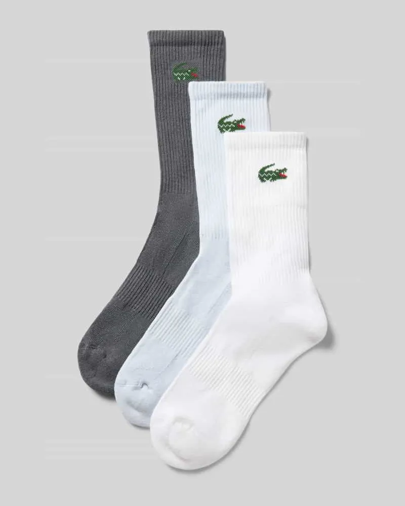 Lacoste Socken aus Baumwoll-Mix im 3er-Pack Marine