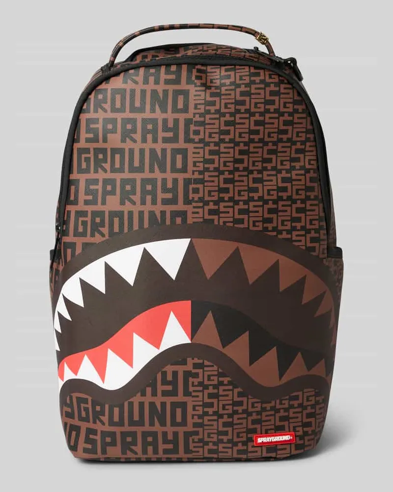 Sprayground Rucksack mit Tragehenkel Dunkelbraun