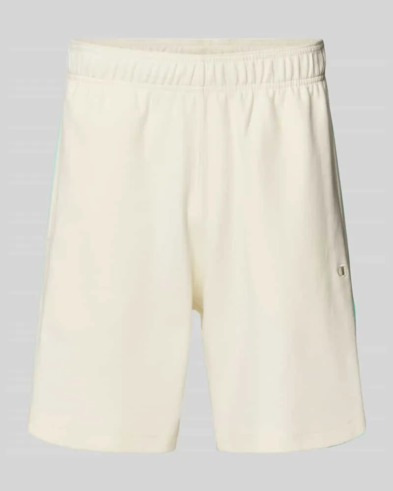 Champion Shorts mit elastischem Bund und Label-Stitching Offwhite
