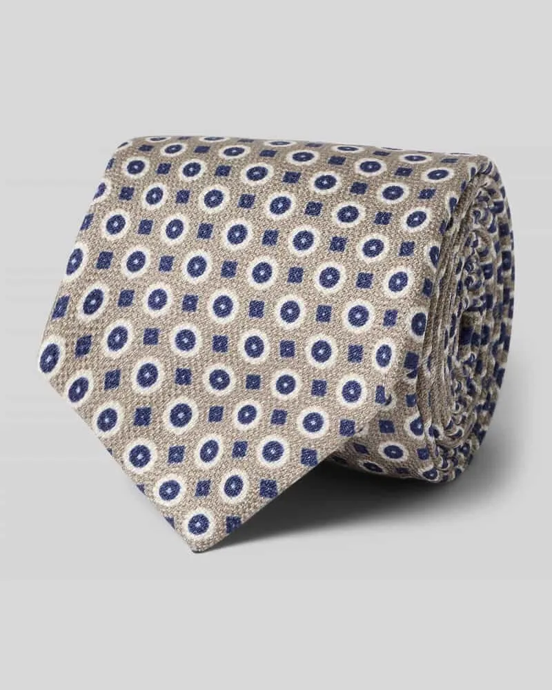 Altea Krawatte mit Label-Detail Modell 'Isonzo Silber