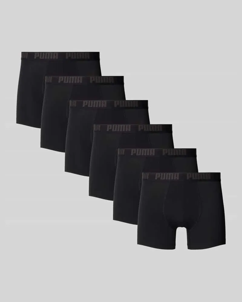 Puma Trunk aus Baumwoll-Mix im 6er-Pack Modell 'Everyday Black