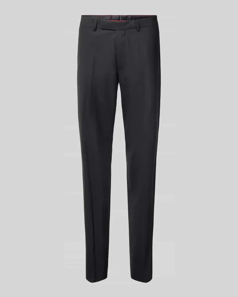 cinque Straight Fit Hose mit Bügelfalten Modell 'Totti Black