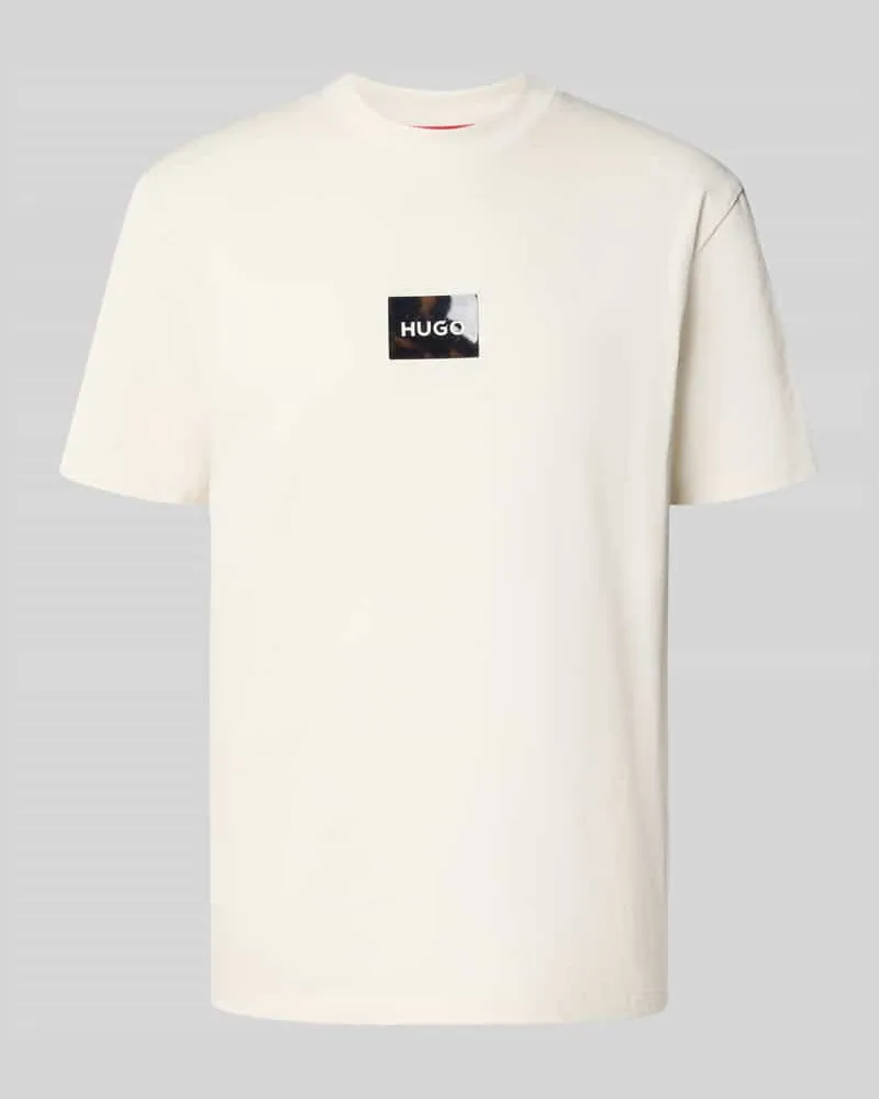 HUGO BOSS Regular Fit T-Shirt aus reiner Baumwolle Modell 'DUMEON Kitt