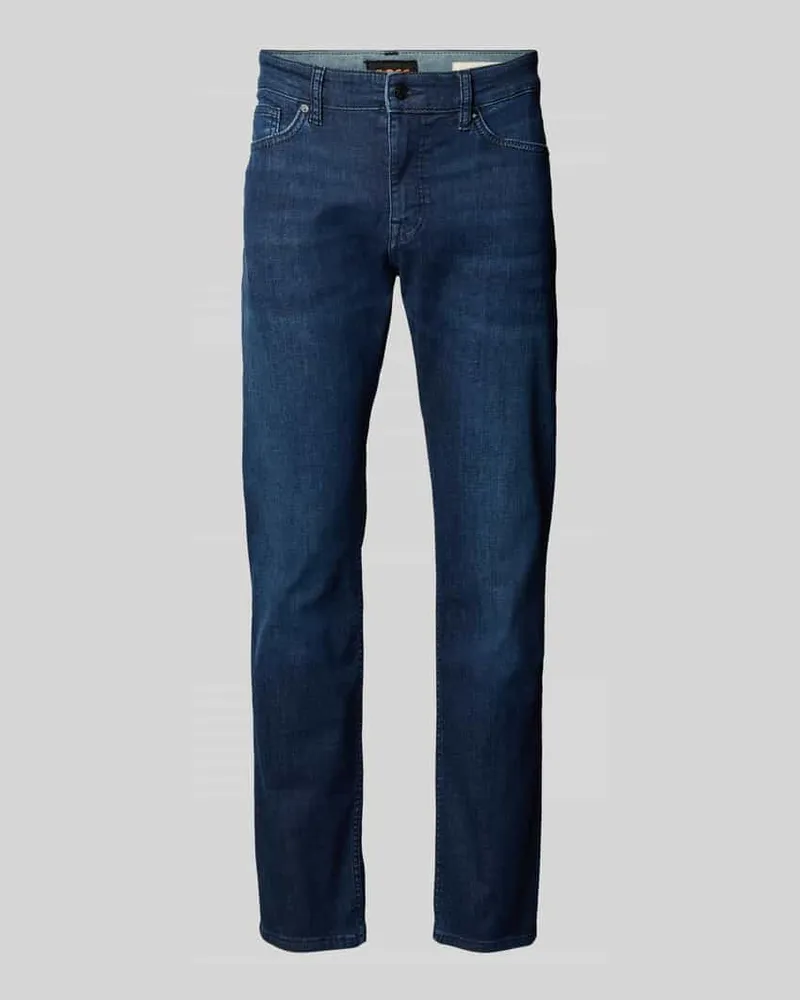 HUGO BOSS Slim Fit Jeans im 5-Pocket-Design Modell 'DELAWARE 
