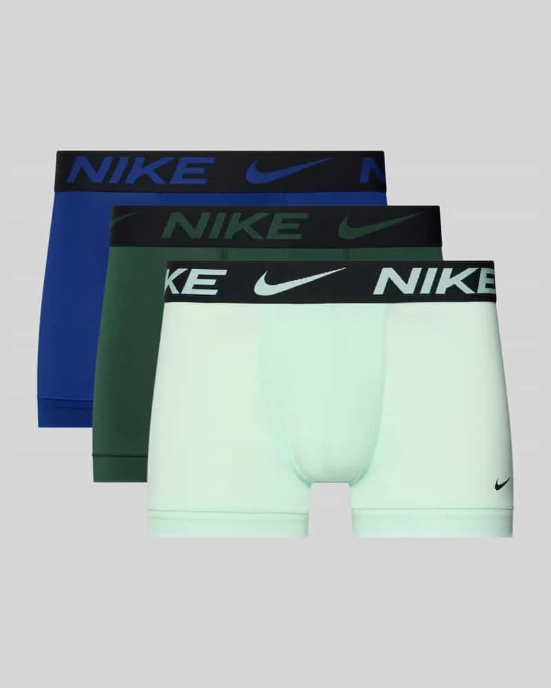 Nike Trunks mit Label-Print im 3er-Pack Khaki