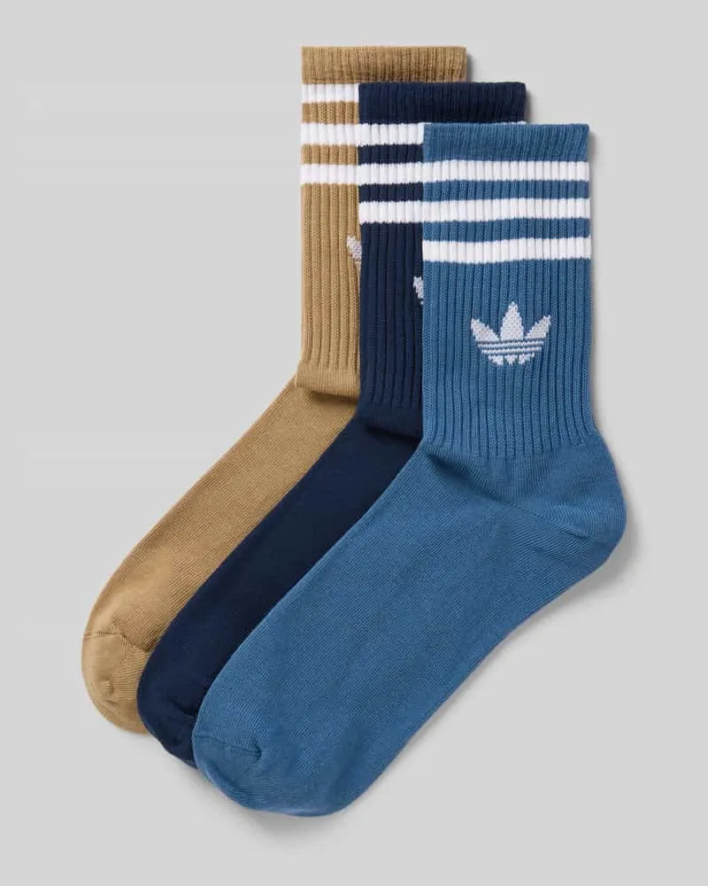 adidas Socken mit Logo-Stitching Modell 'Crew' im 3er-Pack 