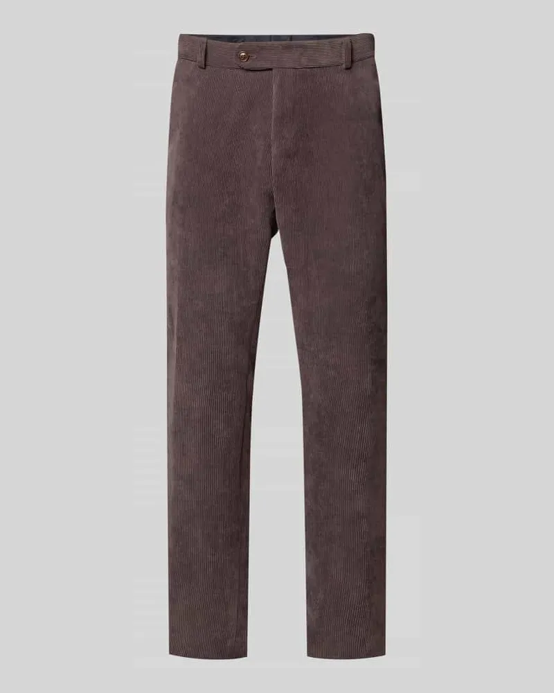 Carl Gross Regular Fit Cordhose mit französischen Eingrifftaschen 