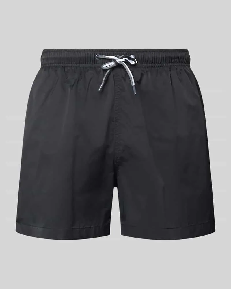 McNeal Badehose mit elastischem Bund und Tunnelzug Black