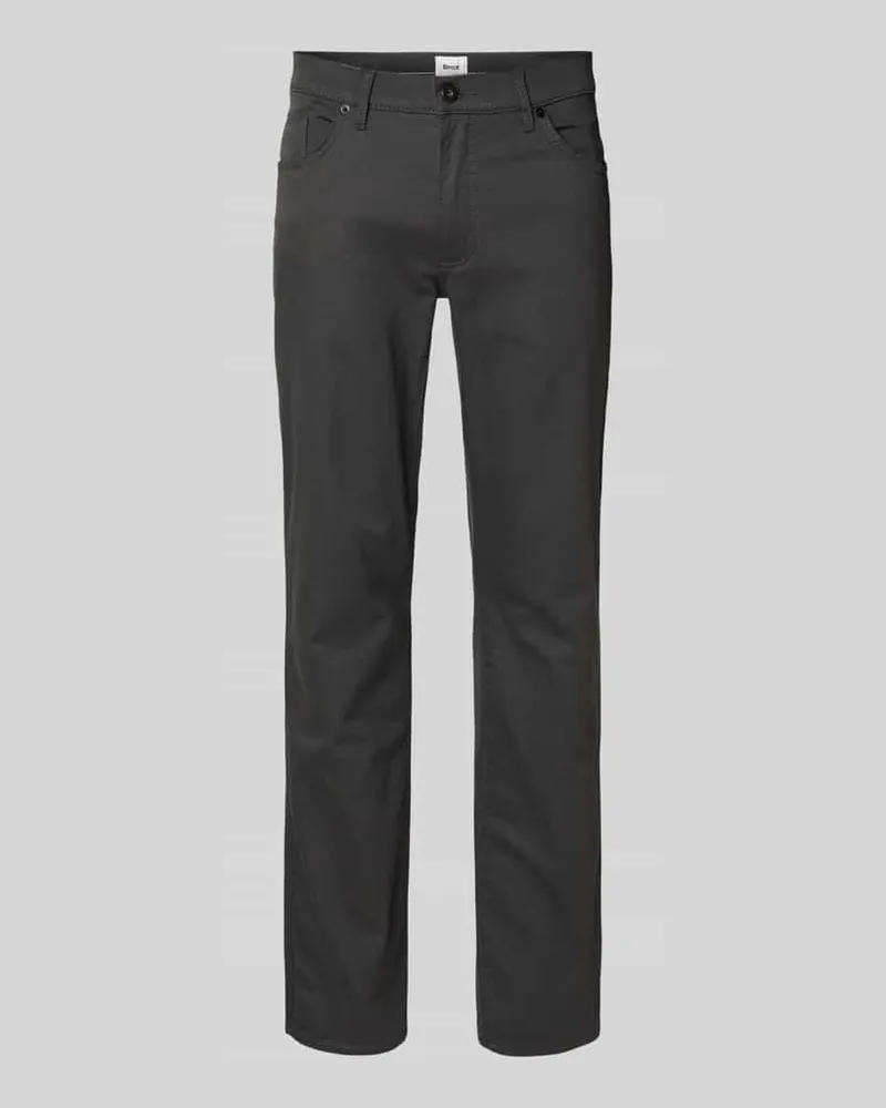 Brax Regular Fit Chino im 5-Pocket-Design Modell 'CADIZ Anthrazit