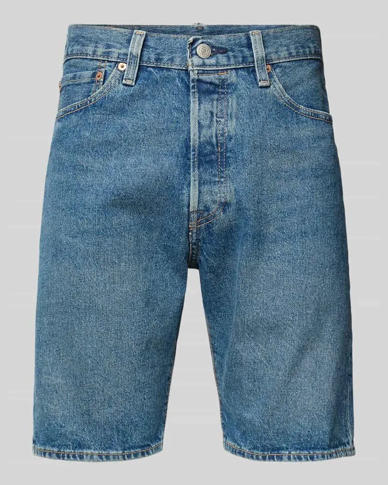 Levi's Regular Fit Jeansshorts mit Gürtelschlaufen Modell '501®ORIGINAL Jeansblau