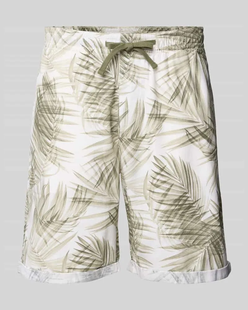 Tom Tailor Relaxed Fit Bermudas aus Leinen-Baumwoll-Mix 