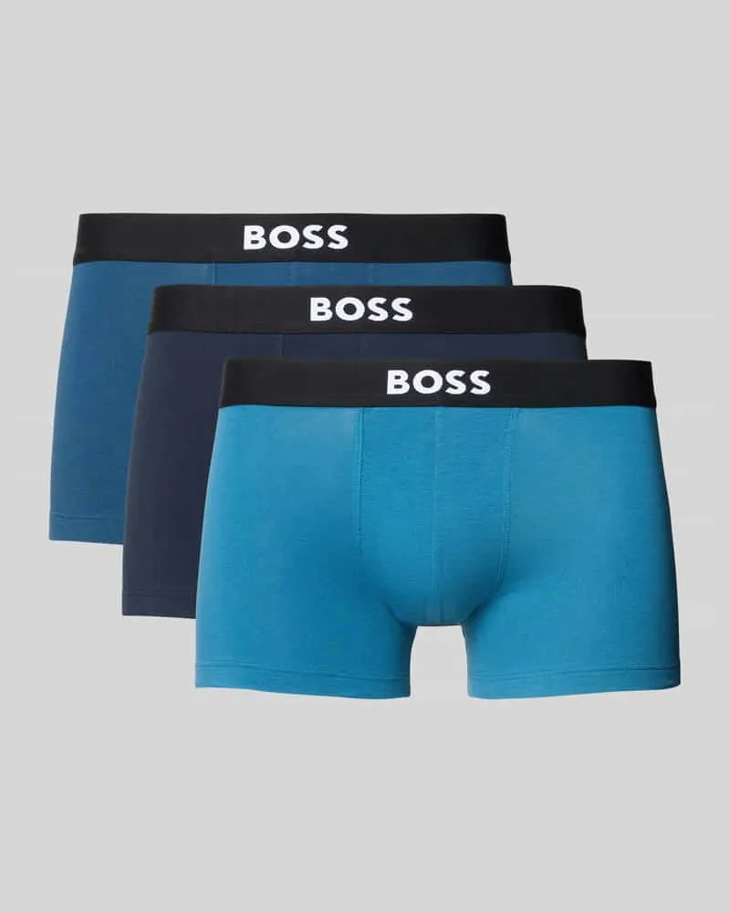 HUGO BOSS Trunks aus Baumwoll-Mix im 3er-Pack 