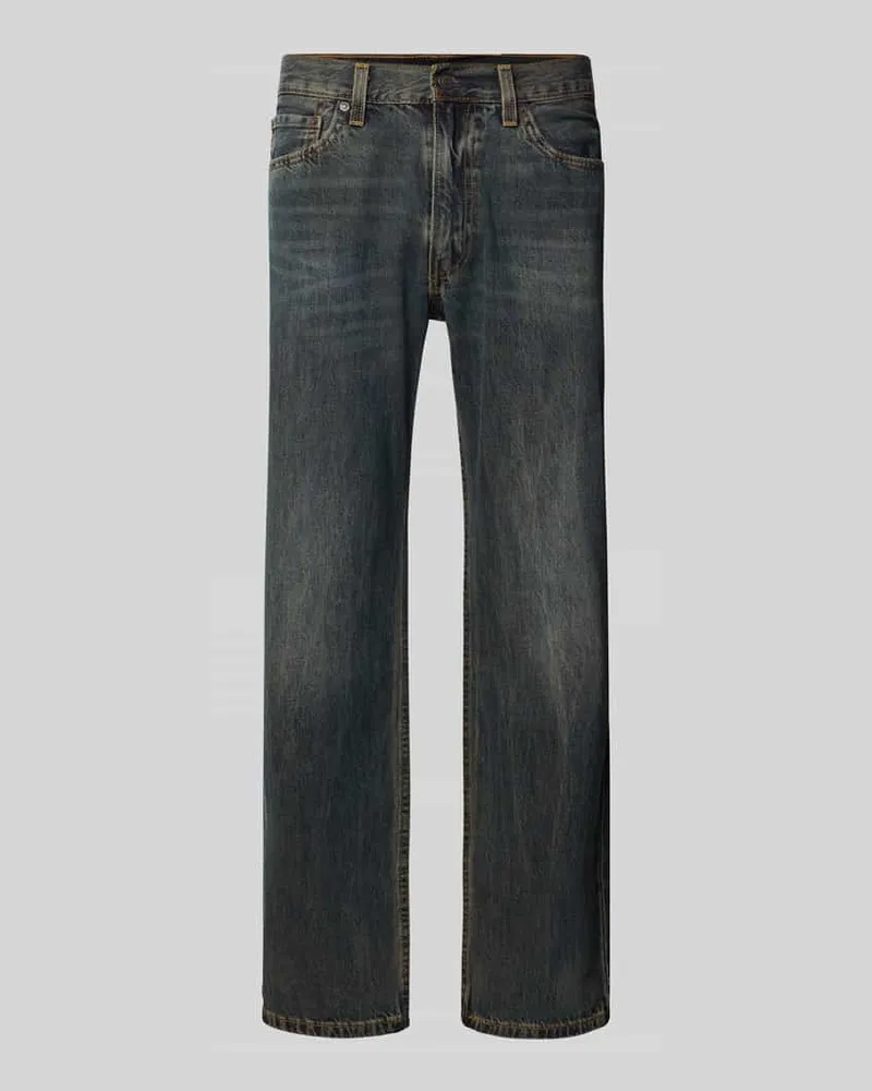 Levi's Relaxed Straight Fit Jeans im Used-Look Modell '555 