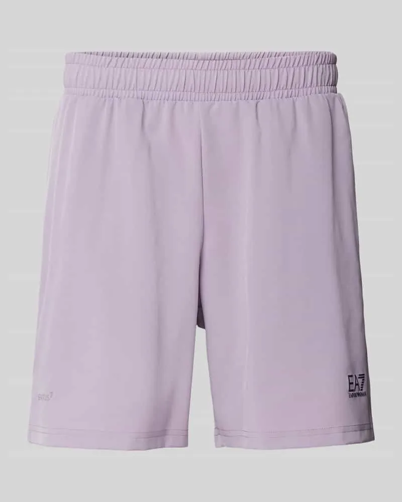 EA7 Sweatshorts mit elastischem Bund 