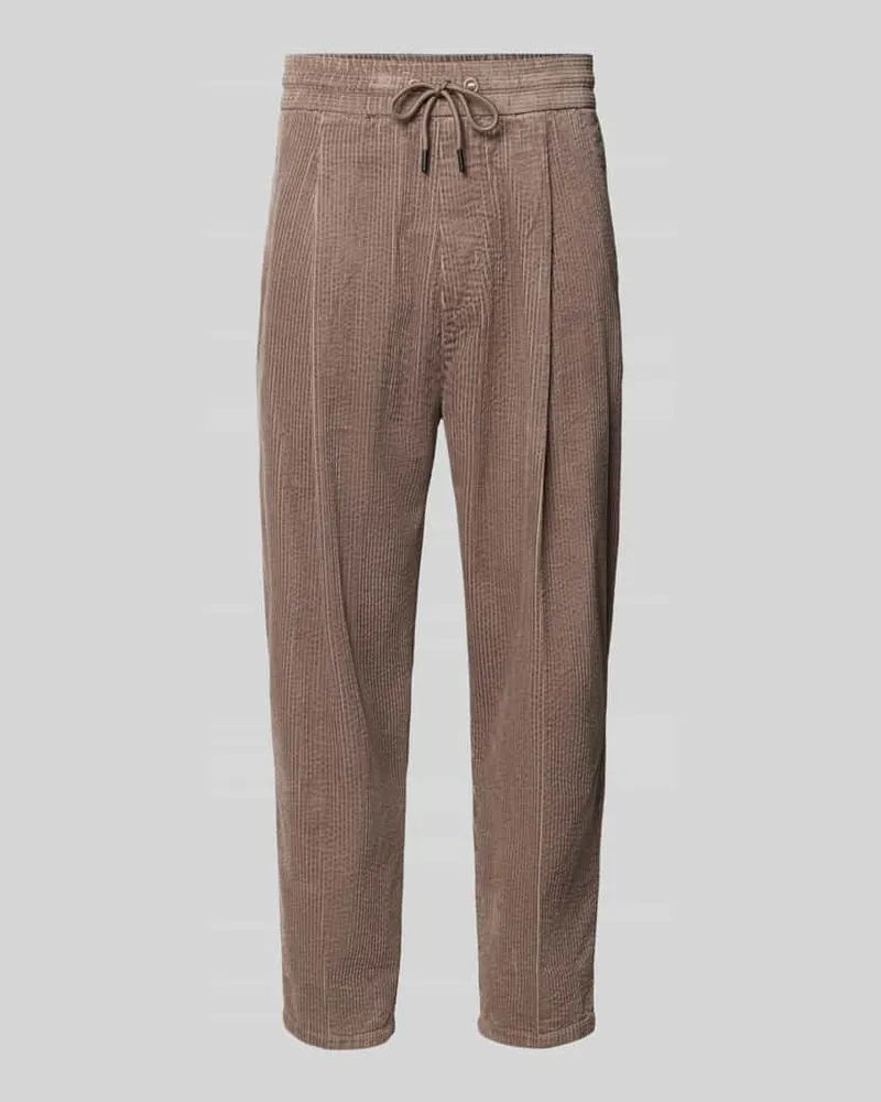 Marc O'Polo Regular Waist Cordhose mit Tunnelzugbund Beige
